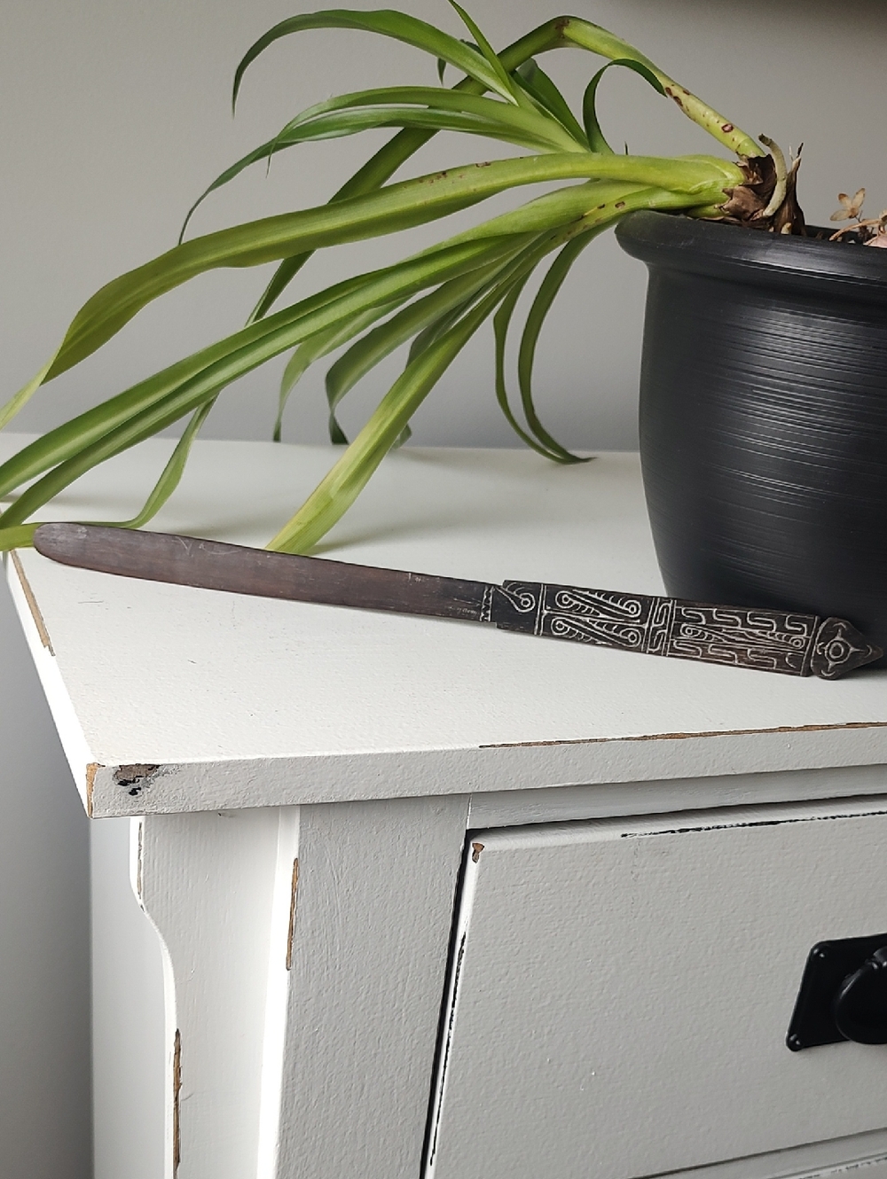 Vintage Carved Spatula